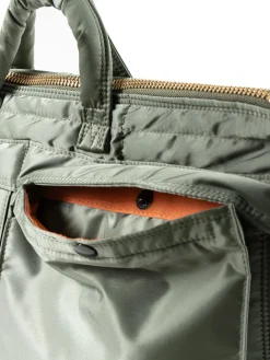 TANKER SHORT HELMET BAG (L) SAGE GREEN | Porter – Yoshida & Co Ltd Online