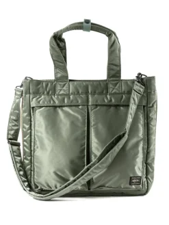 TANKER 2WAY TOTE BAG SAGE GREEN | Porter – Yoshida & Co Ltd Discount