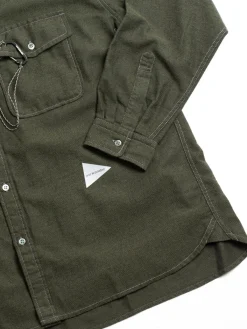 THERMONEL SHIRT KHAKI | and wander Shop
