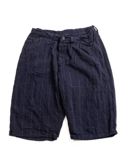 TYPE 142 PLEAT BACK SHORTS HADAL BLUE | Tender Co Store