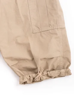 VINTAGE FIT 6 POCKET CARGO SHORTS RIPSTOP BEIGE | The Bureau Belfast Online