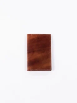Washed Color 8 Horween Cordovan 1&ndash;1 Card Case | KREIS Cheap