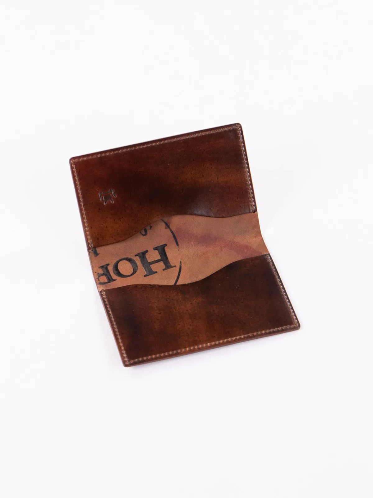 Washed Color 8 Horween Cordovan 1–1 Card Case | KREIS Cheap