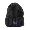 WATCH CAP MERINO WOOL BLACK | Needles Shop