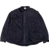 WEBBING FLY SHIRT INDIGO CHAMBRAY COTTON TOTE CLOTH HADAL BLUE | Tender Co Hot