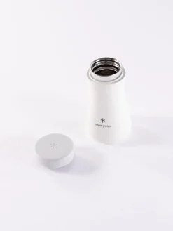 White TSUZUMI 350 Stainless Vacuum Bottle | Snow Peak Hot