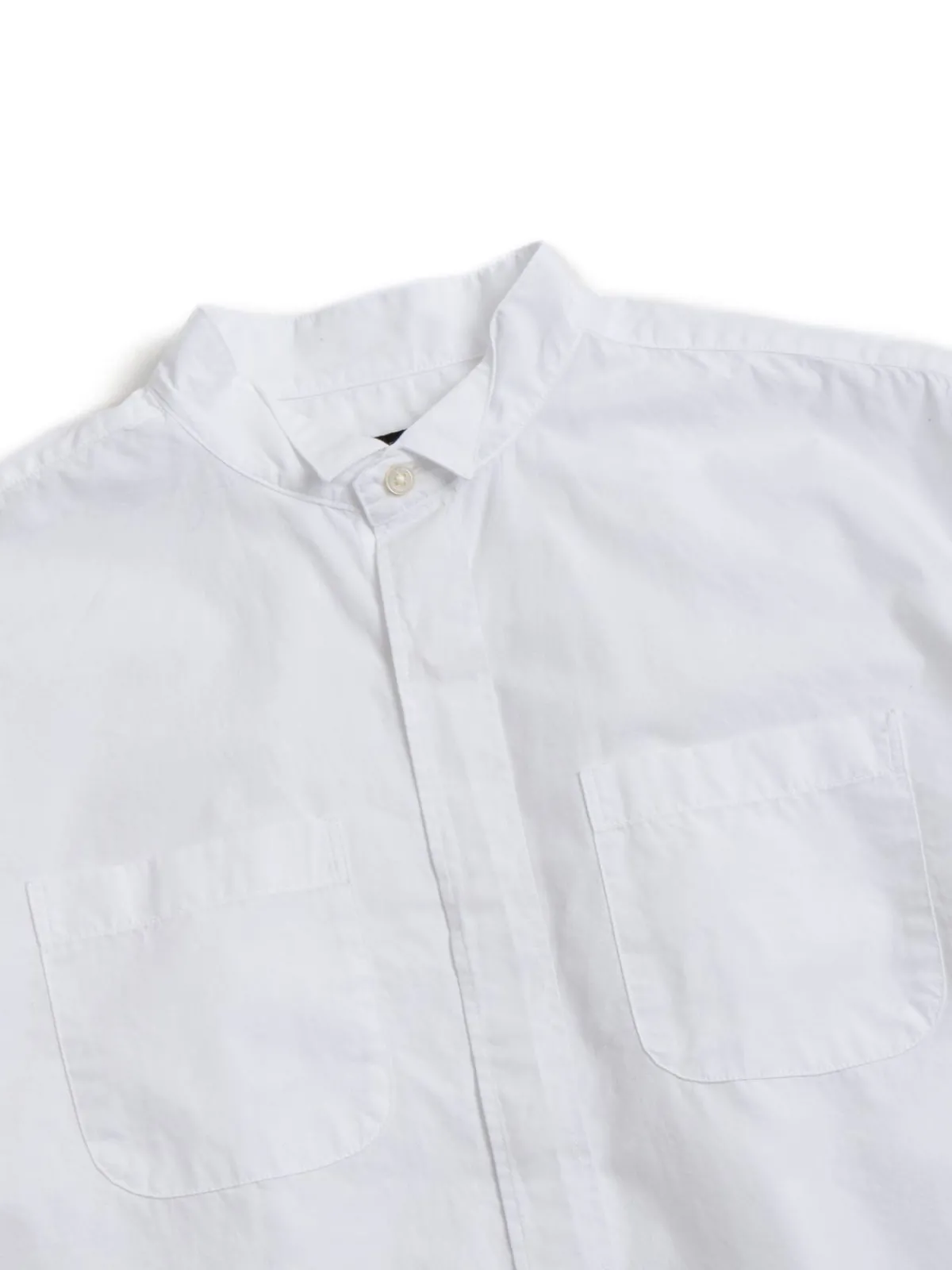 WING COLLAR SHIRT 2–PLY BROADCLOTH WHITE | Engineered Garments Outlet