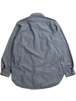 WORK SHIRT INDIGO COTTON CHAMBRAY | Engineered Garments Clearance