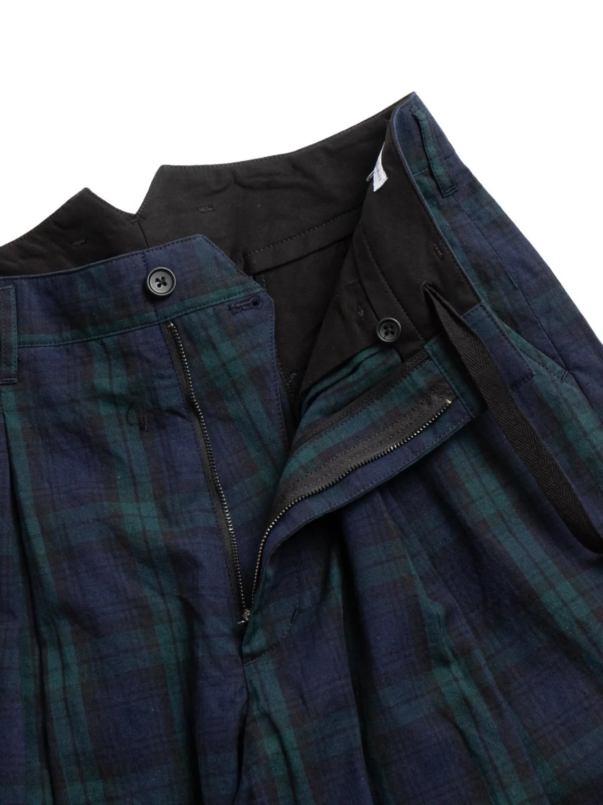 WP PANT BLACKWATCH COTTON LINEN | Engineered Garments Online